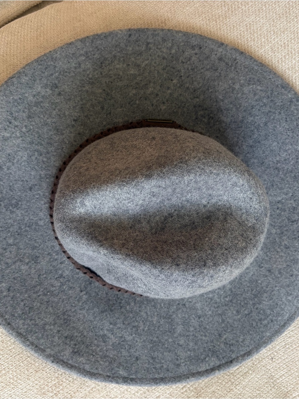 Billabong Gray Felt Hat with Black Trim